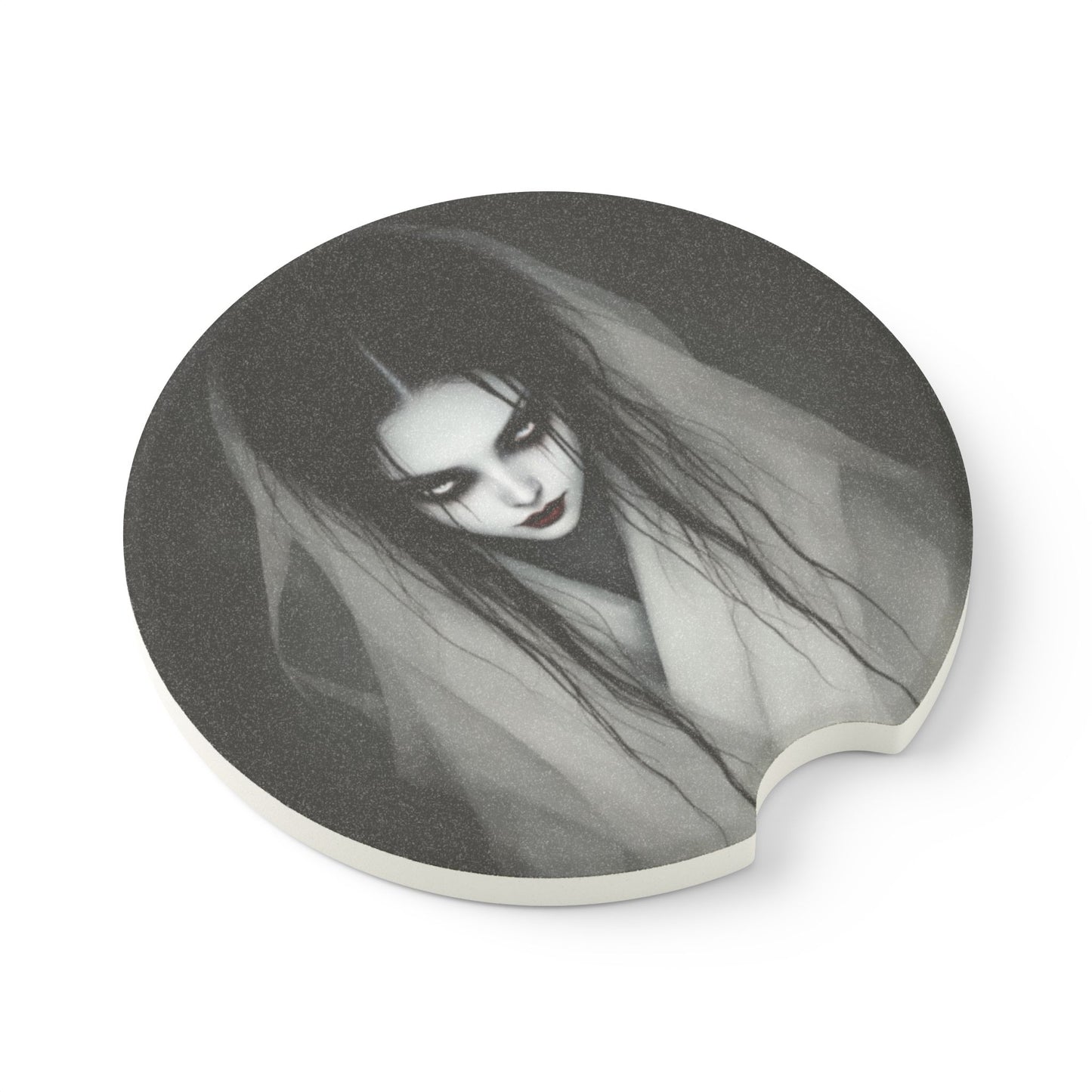 Yurei-Soapstone Car Coaster