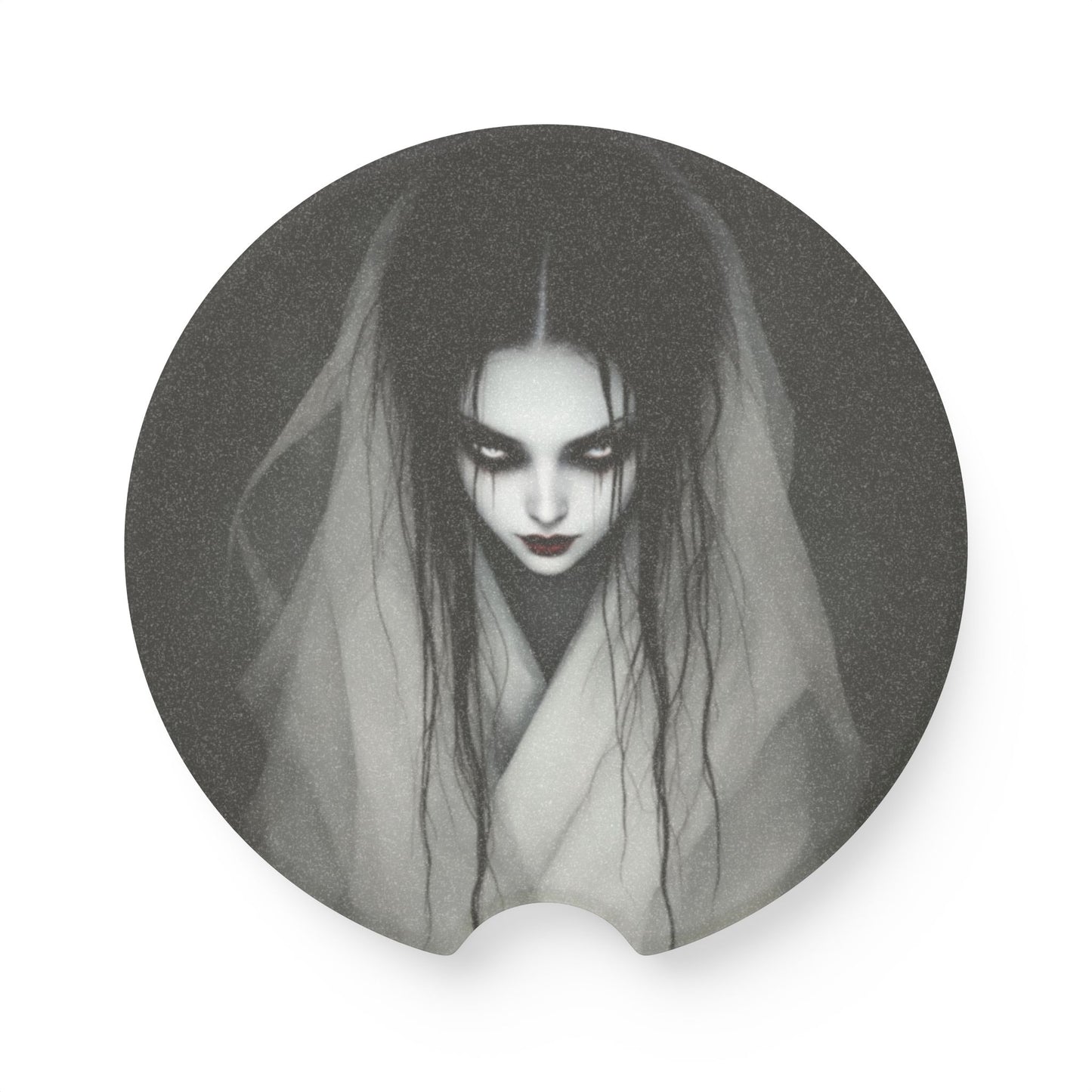 Yurei-Soapstone Car Coaster