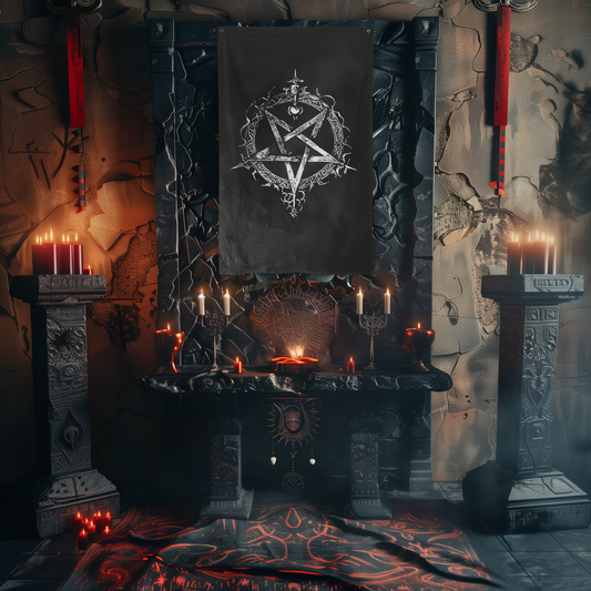 Banner-Inverted Pentagram