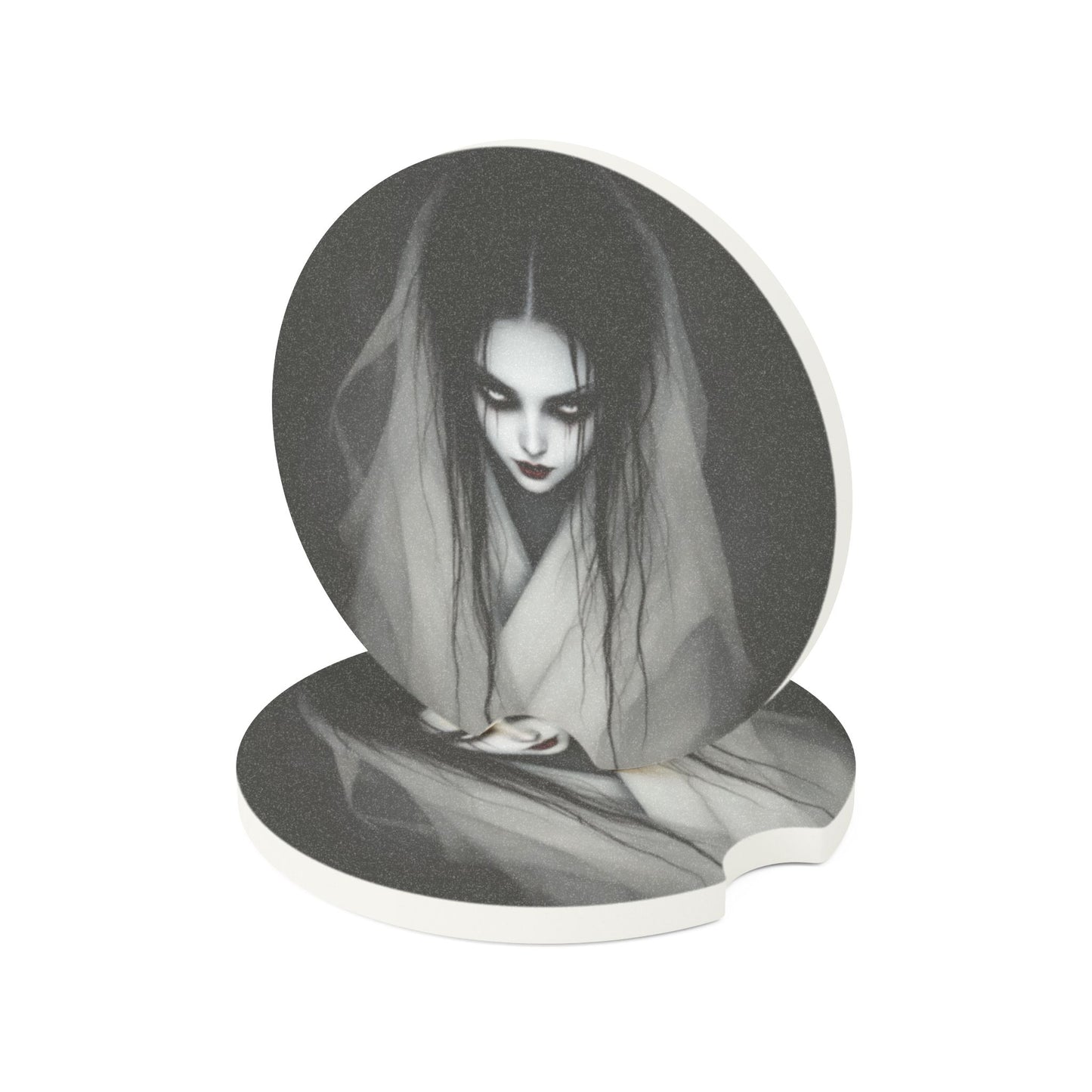 Yurei-Soapstone Car Coaster