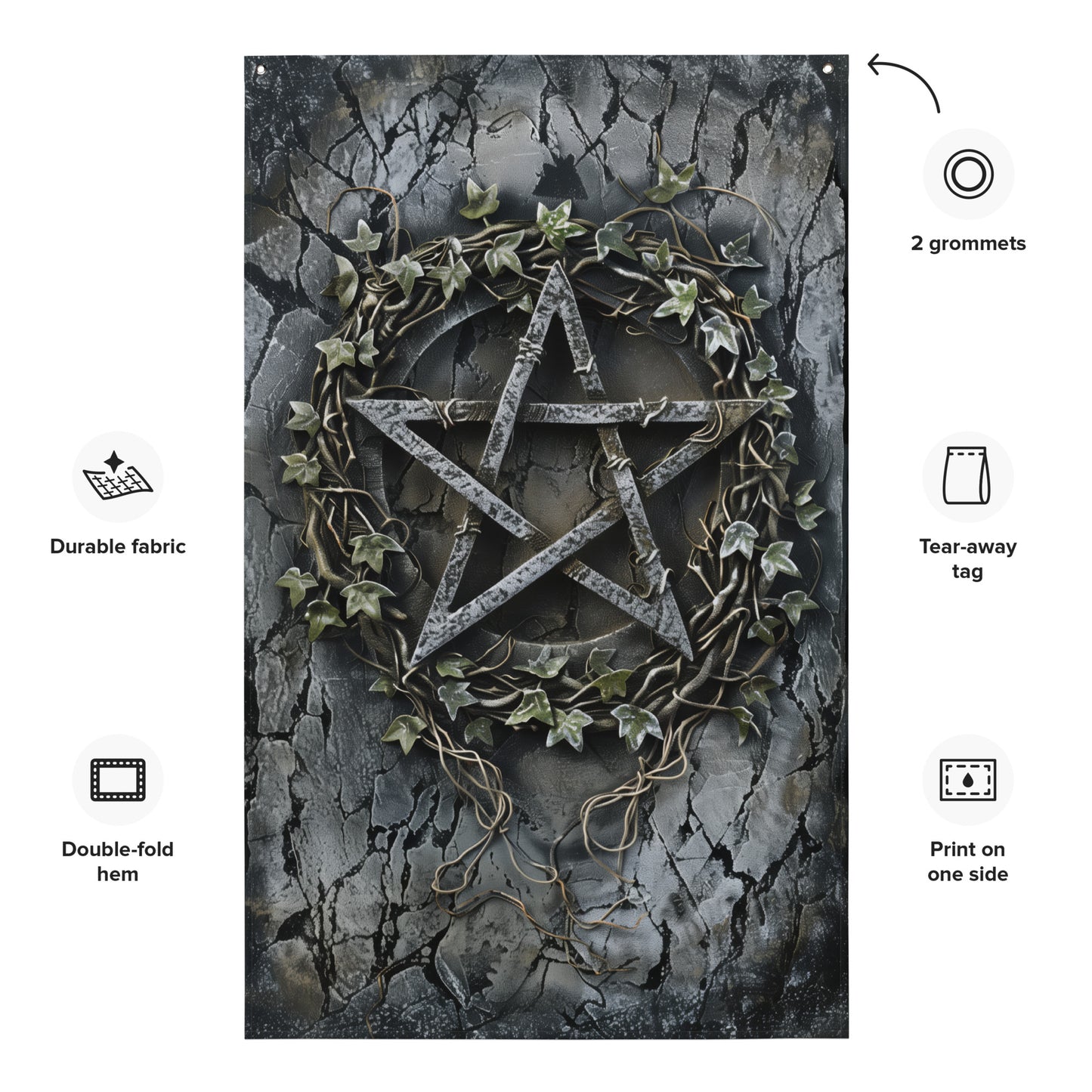 Wiccan Banner-Pentacle